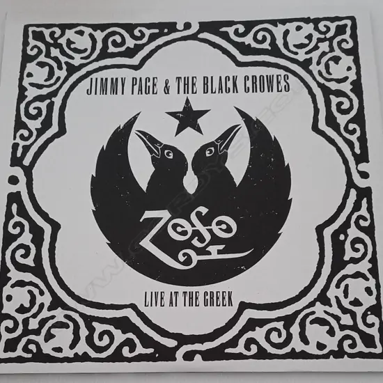 Jimmy Page & The Black Crowes, Live At The Greek (Triple album)